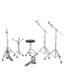 Ludwig LE522010DIR Evolution 5PC Drum Set with Hardware Cherry without Cymbals