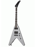 Gibson Dave Mustaine Flying V EXP Electric Guitar - Silver Metallic DSVX00S1BC1