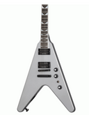 Gibson Dave Mustaine Flying V EXP Electric Guitar - Silver Metallic DSVX00S1BC1