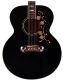 Gibson AMJBE2EB Acoustic Elvis SJ-200 Acoustic-electric Guitar - Ebony