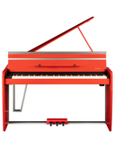 Dexibell Digital Mini Grand Piano with Bench (Polished Dark Red) VIVO H10MGDRP