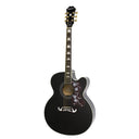 Epiphone J-200EC Studio Acoustic-Electric Guitar - Black EEJ2BKGH1