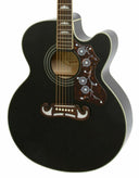 Epiphone J-200EC Studio Acoustic-Electric Guitar - Black EEJ2BKGH1