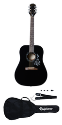 Epiphone Starling Acoustic Guitar Starter Pack - Ebony PPAG-EASTAREBCH1