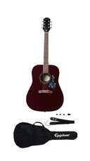 Epiphone Starling Acoustic Guitar Starter Pack - Wine Red PPAG-EASTARWRCH1