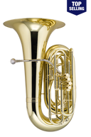 King BBb Tuba - 4 Valve - Background Brass Silver Plated, W Case 2341WSP