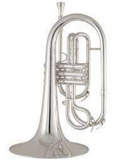 King Marching Mellophone - Silver-plated KMP411S