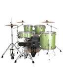 Ludwig Element Evolution 5-Piece Drum Set with Zildjian Cymbals, Mint Sparkle LE522018