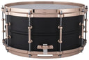 LUDWIG LB427TDC Custom Black Beauty Hot Rod Snare Drum - 14X6.5" Matte Black w/Copper