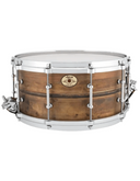 Ludwig LCS6514CTD Raw Copper Concert Snare Drum - 6.5-inch x 14-inch, Raw Copper