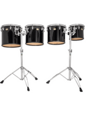 Ludwig LECTS04TRG Single Headed Concert Tom Set