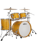 Ludwig NeuSonic Satin Golden Slumbers Painted MOD2 Drums 14x22_16x16_8x12_7x10 Shell Pack Authorized Dealer LN34204TXPG