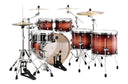 Mapex AR628SFE RA Armory 6-Piece Studioease Fast Shell Pack w/ Extra Deep Bass Drum Redwood Burst