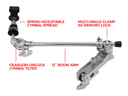 Pearl Mini Closed Hi-hat Holder CLH-70