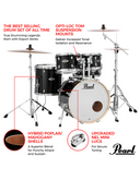 Pearl Drum Set EXPORT