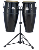 Pearl Primero Fiberglass Congas PFC-202 PFC-203 (10" & 11" conga set with PC300W stand)